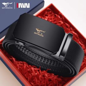 SEPTWOLVES | Dây Nịt Da Thật Nam Khóa Tự Động