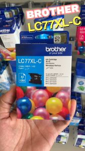 ตลับหมึกอิงค์เจ็ท Brother LC-77XL C ใช้กับเครื่องปริ้นเตอร์Brother รุ่น MFC-J5910DW/MFC-J6710/MFC-J6910