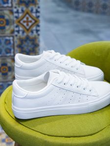 Versatile Flat Bottom Casual Shoes Womens Footwear Summer New Style All-Match White Sneakers Low-Top Autumn Collection
