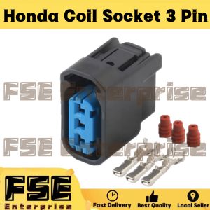 HONDA SDA K20 K24 IGNITION 3 PIN SOCKET CONNECTOR HARNESS FOR HONDA CIVIC ACCORD CRV STREAM PLUG COIL SOCKET CONNECTOR
