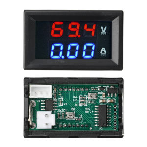 High quality DC 100V 10A voltmeter ammeter Blue + Red LED amp meter Ampere voltage Double digital display voltmeter