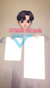 19inch 30inch LED Photo Studio Light Video Lighting Kit With Remote Recording Photography Panel Photographic Lamp For Youbute Game Live for Photography 2500K-7500K Dimmable Photography Lights With Tripod Remote Control For Photo Studio Lamp