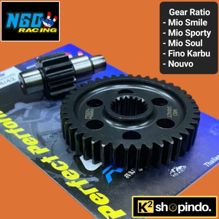 Gear Ratio Gigi Rasio Mio Sporty Smile Fino Karbu Nouvo Mio Soul NGO ...