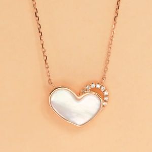 Chow Sang Sang 周生生Chow Sang Sang Daily Luxe 18K Rose Gold Diamond Necklace 47cm 94469N