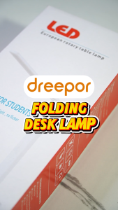 Dreepor Desk lamp Chargeable Lamp 3 Color Stepless Dimmable table Desk Touch Foldable Table Lamp Bedside Reading Eye Protection Night Light USB Chargeable