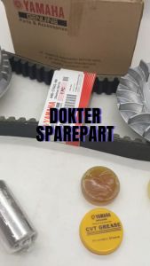 44D (PAKET 5 CVT) RUMAH ROLLER ASSY + PULLY ASSY + VANBELT + KIPAS + BONUS GEMUK / XEON RC GT KARBU