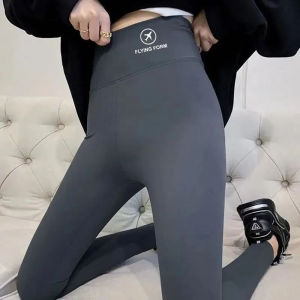 Seamless hip-lifting pants slim-fit shaping abdominal compression Barbie pants high waist showing thin leggings women