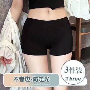 Modal Safety Pants Womens See through Prevention Shorts Thin Model Summer Casual Wear Underwear Bottoms Invisible Design