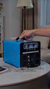 220V 1500W Portable Power Station with LED Display | Outdoor Camping Generator Emergency Power Supply | solar supply