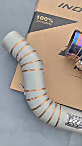 Knalpot Malay style Sandblue titanium Mx king Vixion Fu sonic Original Rpl Racing Exhaust