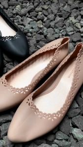 VEBLEN Sepatu Sandal Slip On Kantor Kerja Wanita Cewek Gaya Korea Karet Shoes