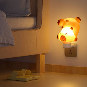 【On Sale】Cute Capybara Little Bear Night Light Desk Night Lamp Cartoon Sleep Night Lamp Childrens Nightlight Gift