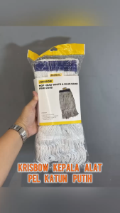 Krisbow Kepala Alat Pel Katun - Putih Mop Head Kepala Alat Pel Katun