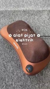 Bantal Pijat Leher Punggung Elektrik Portable Alat Pijat Serbaguna Bantal Pijat 8 Bola Car N Home Pijat Portable