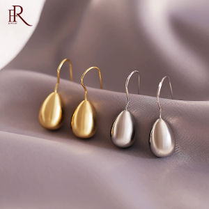 Frascati Khuyên Tai Lủng Lẳng Kim Loại Hình Giọt Nước Đơn Giản Trang Sức Thời Trang Hàn Quốc Cho Nữ Khuyên Tai Cá Tính Cho Nữ