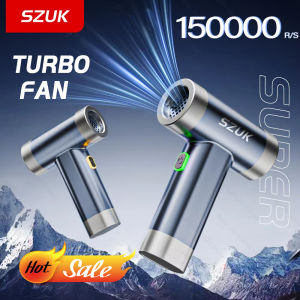 SZUK Car Vacuum Cleaner Turbofan Mini Air Blower 150000RPM New Mini Turbo Jet Fan Brushless Motor Portable Handheld Duct Fan
