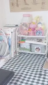 Mikko Pink &Beige Mini 3 นิ ้ วอัลบั ้ มภาพ 32 ช ่ องสําหรับ KPOP Star Lomo Card Photocards Collection น ่ ารัก Mini Storage Book