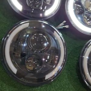 ไฟหน้า กลม ใหญ่ 7นิ้ว LED Bar Projector กลม ใหญ่ 7นิ้ว ไฟเลี้ยว LED บาร์กลมรอบ มี