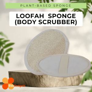 Eco-Friendly Natural Loofah Sponge Body Scrubber: Chemical-Free Exfoliation for a Spa-like Shower Experience