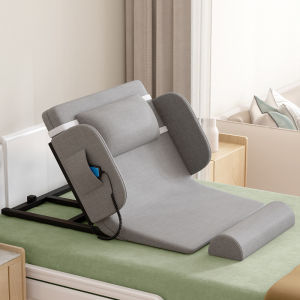 Electric Elderly Bedside Half-Lying Backrest Pillow Support Aid Assisted Standing up Cushion Home Health Care Equipment