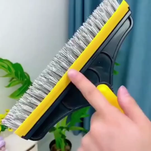 Floor Brush 3 in 1 Toilet Scrub Cleaning V-Shaped Rotatable Head Long Handle Bathroom Berus Lantai Tandas