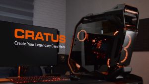 COUGAR CRATUS MID TOWER EATX PC Desktop CASING | Case Form Factor Mid Tower | Pre-installed Fans 120mm ARGB fan x 3