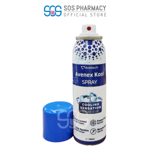 Avenex Kool Spray 100mL (Instant Cooling Sensation / Fast Relief for Sprains & Muscle Aches)