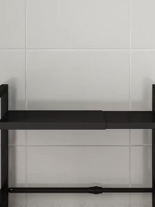 Microwave Oven Rack Stainless Steel  Rak Dapur Adjustment Kitchen Rack Storage Rack Spice Rack Kitchen Organizer/O4