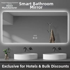 Defogging Touchscreen LED Mirror