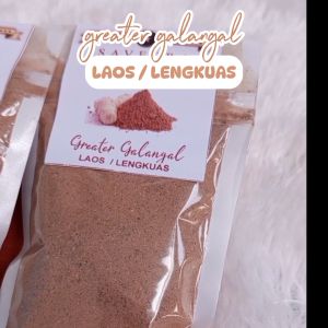LAOS BUBUK MURNI / SERBUK LAOS LENGKUAS MURNI ORIGINAL 100% ASLI REMPAH KUALITAS PREMIUM uk. SACHET