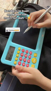 Educational Kids Interactive Math Learning Tablet with Writing & Drawing Board for Ages 3-6