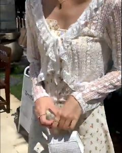 💥[A177] Áo khoác len REN VIỀN BÈO thắt nơ tay dài dệt kim hàng Quảng Châu mềm mỏng chống nắng - L2M