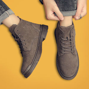 JIFANPAUL | Cotton Blend Versatile Korean Style Breathable Mens High Top Boots