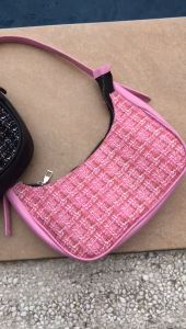 Tas Bulan Wanita Tas Bahu Warna Putih