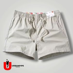 Urban Pipe Above Knee Boardshort Cotton with 3 Design Garterize Men and Womens Shorts