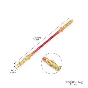 22Cm/15Cm Black Myth WuKong Weapon Keychain Golden Cudgel KeyChain Cosplay Props Keyring for Men Backpack Accessories Jewelry