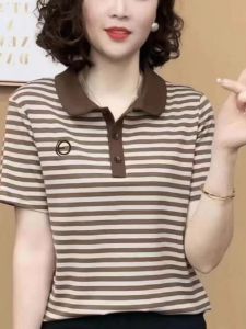 QIAOXIZI | Youthful Style Womens Summer Polo Shirt XL
