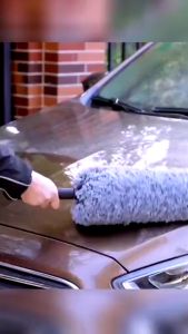 Chổi lau bụi ô tô sợi dầu cán linh hoạt