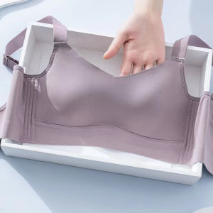 Breasts Contracting Intimates Womens Ultra-Thin Push up Bras Breast Holding Push-up without Steel Ring Plus Size Tank Top Bra