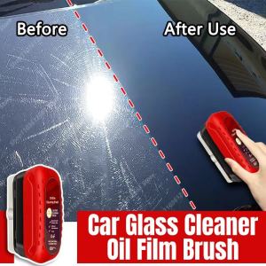 Car Glass Coating Oil Film Clean Brush Rearview Mirrors Anti-fog Rain-proof Windows Cleaning Glass Repair Lamp Polishing Agent
