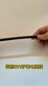 【Monvra】 2 Meters Black Cover Rvv Copper Core Standard Cable Electrical Wires 2 Core 3 Core 1mm 1.5mm 2.5mm 4mm 6mm Meter Wire