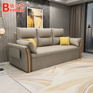 【Desiny】Sofa Bed Foldable Singapore Folding Bed Multifunctional Fabric Sofa Bed Living Room Folding Lazy Sofa
