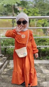 Gamis Anak Alya Lucuna Mix Warna Size 1-5 Tahun