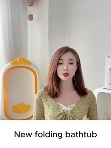 Compact Baby Bathtub: A Safe & Foldable Multifunction Shower Tub