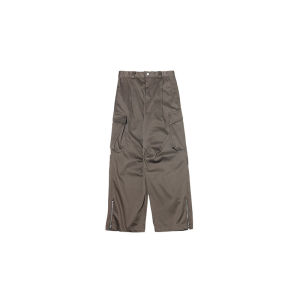 Roaringwild | Brown Loose Fit Cargo Trousers