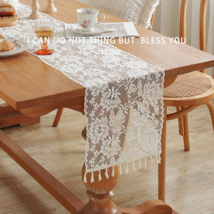 American Style Table Flag French Lace Hollow out Dining Table Cloth TV Cabinet Cover Cloth for Wardrobe Home Textile