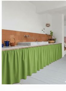 Makapal Na Sink Curtain/Lababo Curtain 58x30 inches Us Katrina