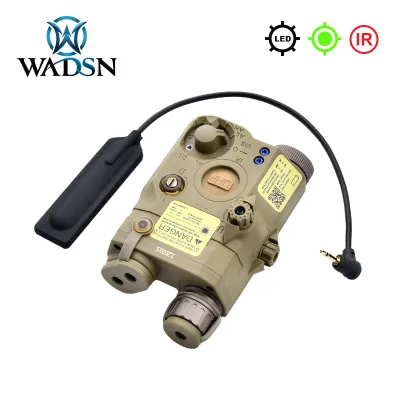 Wadson PEQ15 Red Green Laser Pointer Dual Control IR Illumination Flashlight Battery Box M600C ไฟฉายแบบมีเลเซอร์ 2 ช่อง ไฟสีแดงและสีเขียว