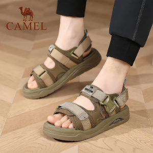 Camel | Dép Nam Mới Mùa Hè Đế Dày Tăng Chiều Cao Có Dây Dán