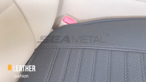 SEAMETAL Universal Car Seat Cover PU Leather Interior Protector Mats Cushion 5 Seaters Chair Seatcover Pad